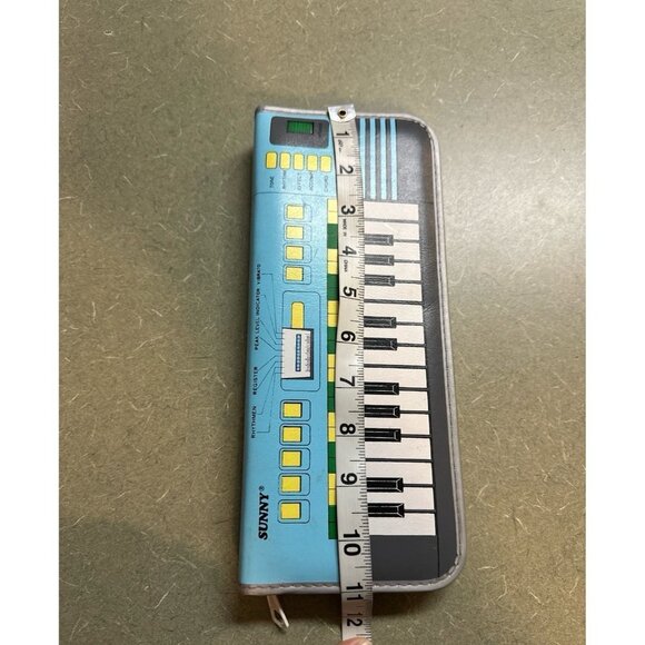 Vintage Sunny Keyboard School Artist Pencil Case - Picture 4 of 4